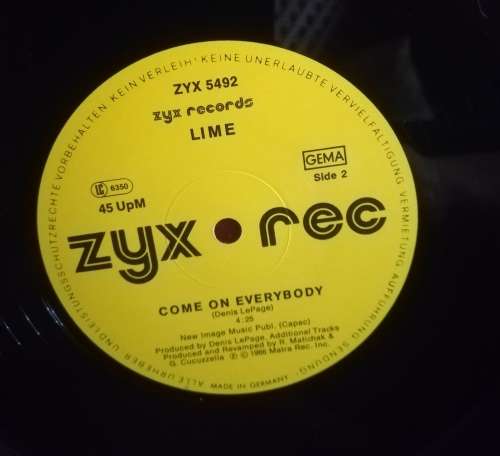 LIME LP VINYL RECORD