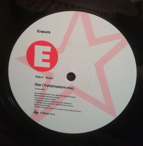ERASURE LP VINYL RECORD