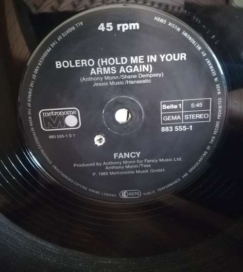 BOLERO 45RPM VINYL RECORD