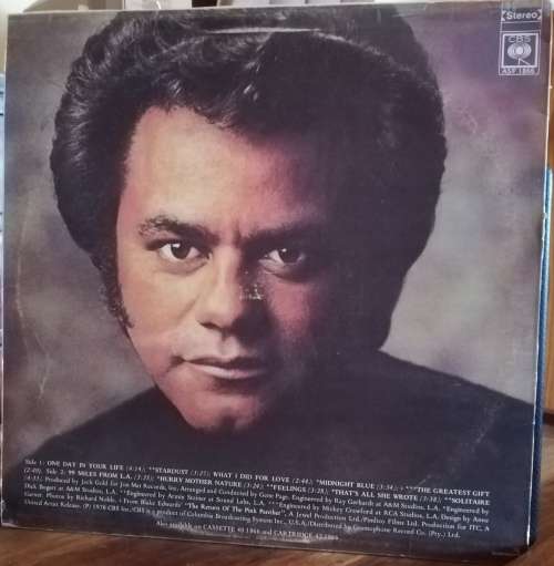 JOHNNY MATHIS LP VINYL RECORD