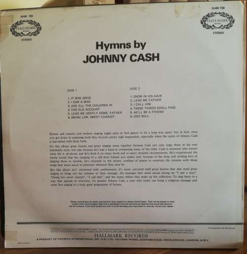 JOHNNY CASH LP VINYL RECORD