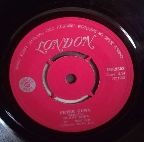 DUANE EDDY 45 SINGLE PLAY SEVEN SINGLE PD9353 London 1968