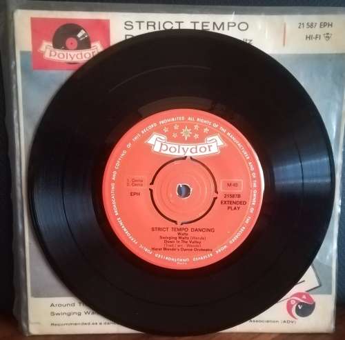 STRICT TEMPO DANCING EPH POLYDOR M45 EXTENDED PLAY RECORD