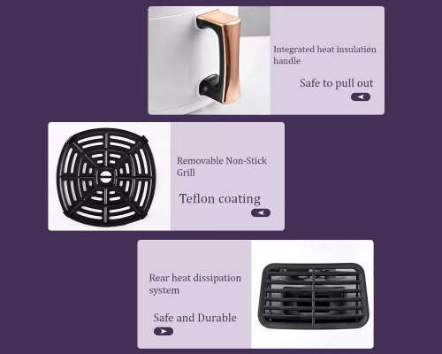 Silver Crest 8L Digital Air Fryer - Black