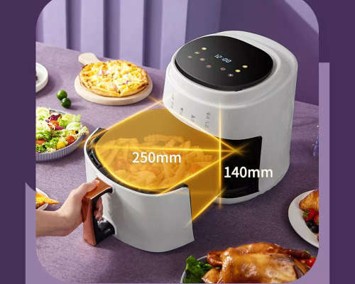 Silver Crest 8L Digital Air Fryer - Black