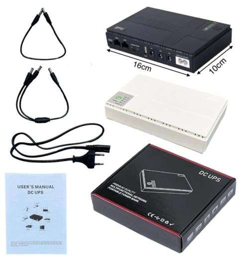 Uninterrupted Mini WIFI Power Supply DC UPS Backup
