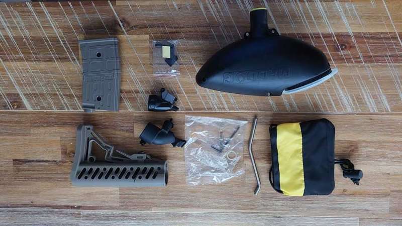 Tippmann TMC Paintball Marker With Air-Thru Adjustable Stock Kit - Tan