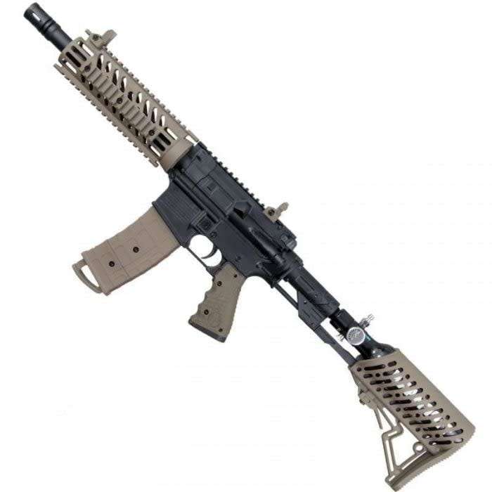 Tippmann TMC Paintball Marker With Air-Thru Adjustable Stock Kit - Tan