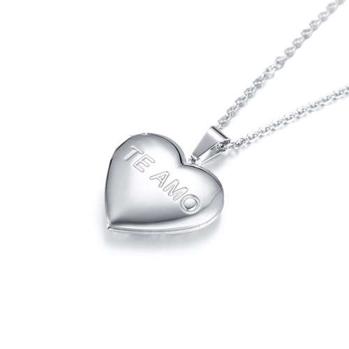 Heart locket pendant