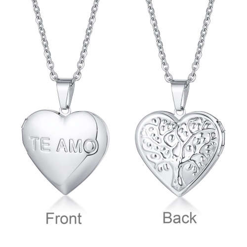 Heart locket pendant