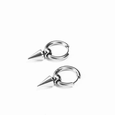 Stainless steel unisex earrings