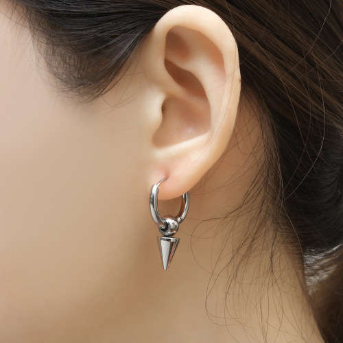 Stainless steel unisex earrings