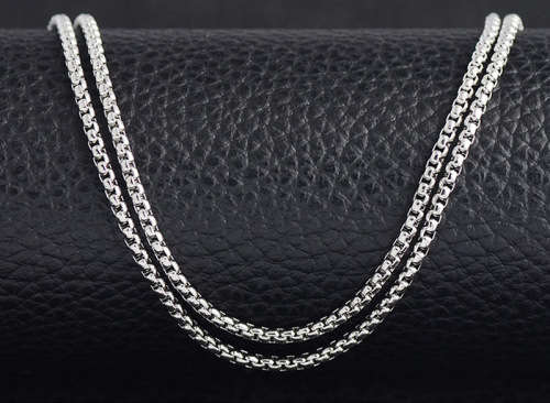 Stainless Steel 3mm Rolo Box Chain