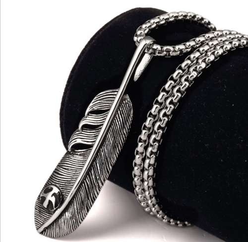 Eagle Feather Pendant & Necklace