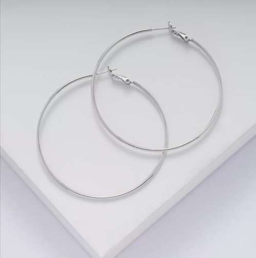 Stainless steel 70mm hoops