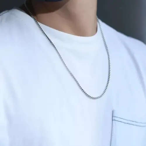 Stainless Steel 3mm Rolo Box Chain