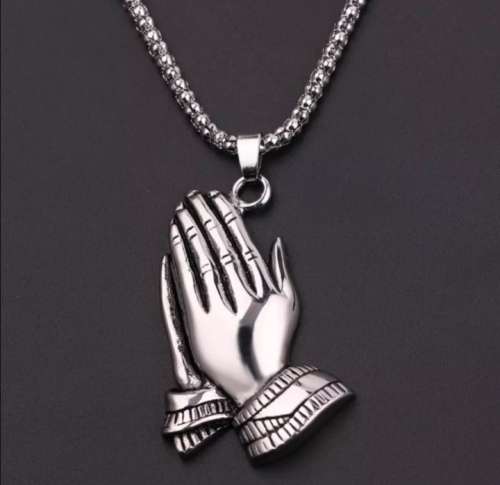 Praying Pendant and Necklace