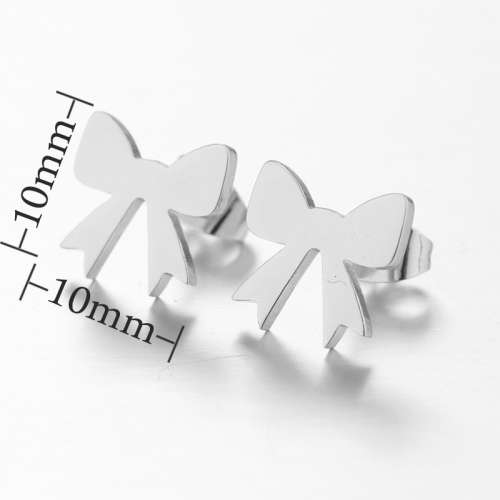 Bow Tie Stud Earrings