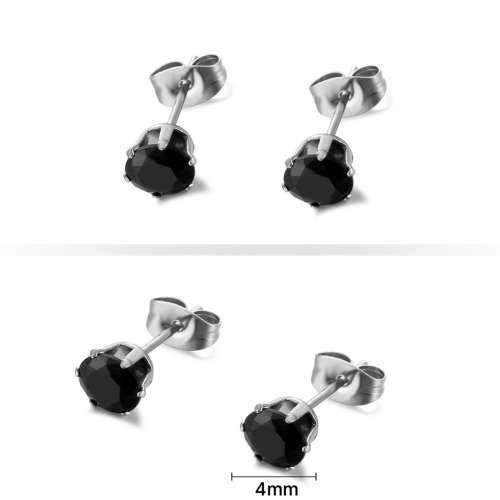 Zirconia Crystals Stud Earrings