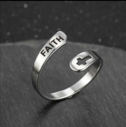 Faith Cross Ring