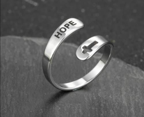 Hope Cross Ring