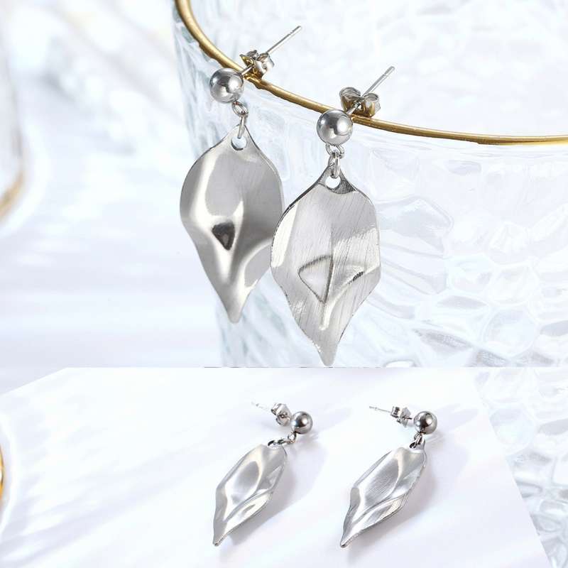 Titanium Steel Drop Earrings