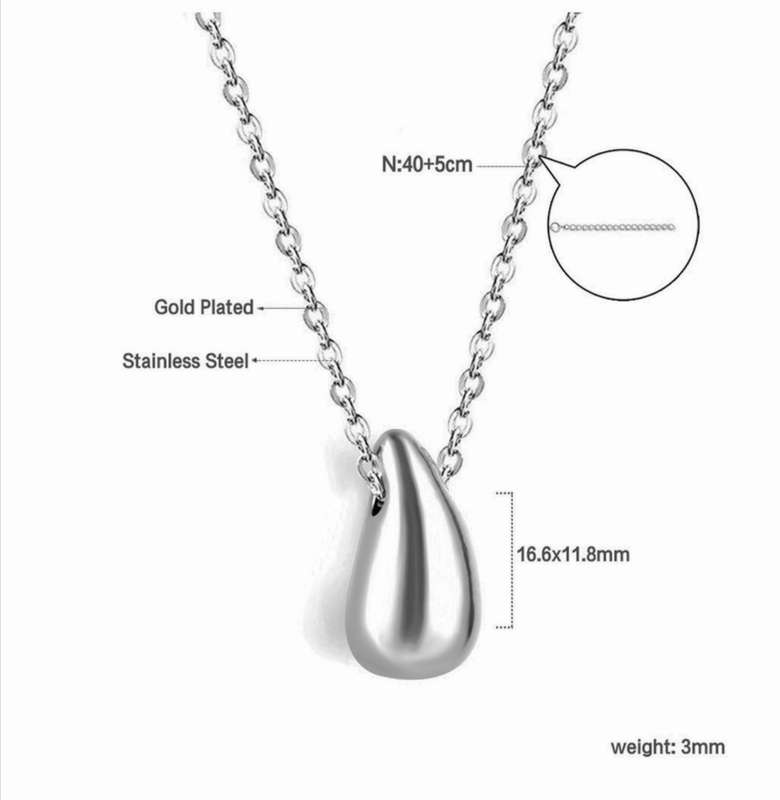 Water /Tear Drop Necklace
