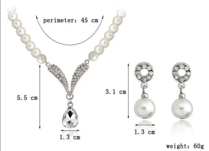 Pearl Necklaces Set - Faux Pearls