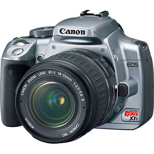 Canon EOS 400D/Rebel XTi with 2 lenses, lens hoods, remote and 3xCF cards