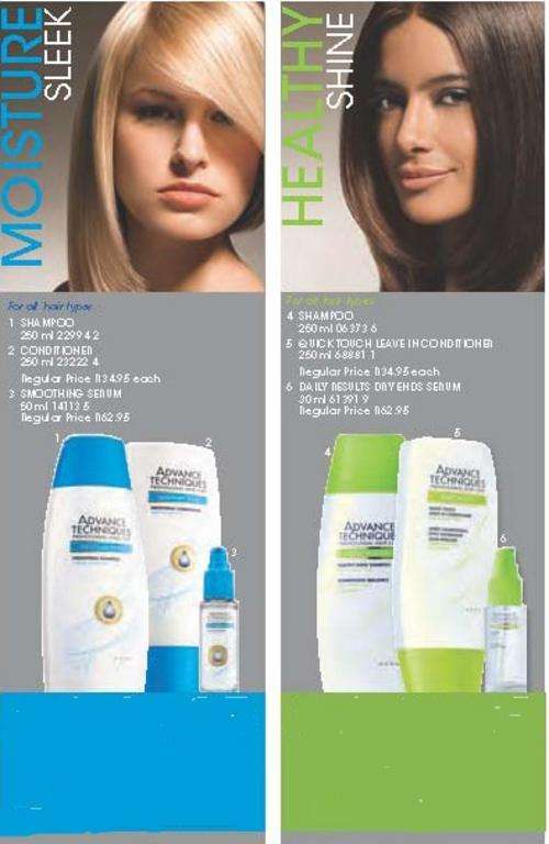 Avon's Advance Techniques Healthy Shine 2 in 1 Shampoo and Conditioner