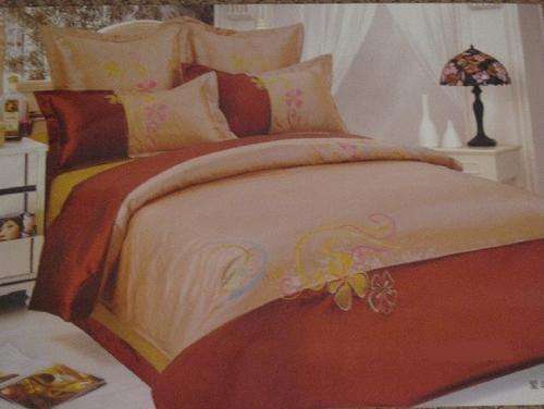 6 Piece Embroidered Duvet Cover Set