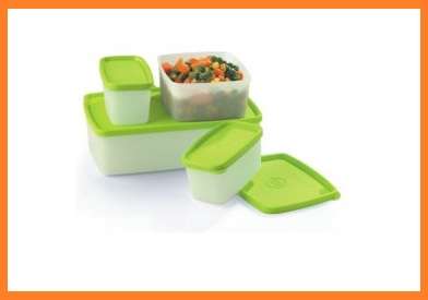 Tupperware's LIFETIME GUARANTEE Stor n Freeze Set