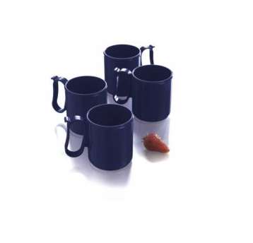 Tupperware's LIFETIME GUARANTEE Handy Mugs (300ml x 4 )