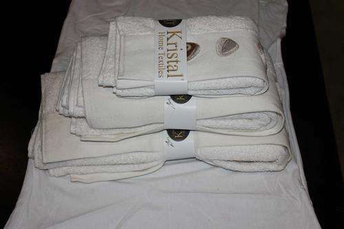 Kristal Home Textiles Cotton Towels X 3