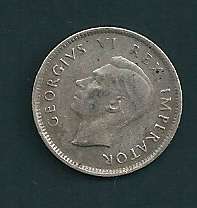 Suid Afrika 6d coin