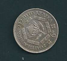 Suid Afrika 6d coin