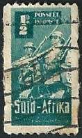 SOUTH AFRICA - SUID AFRIKA 1942-44 WAR EFFORT X6 STAMPS