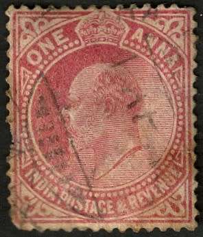 ONE ANNA KING EDWARD VII 1903 INDIA