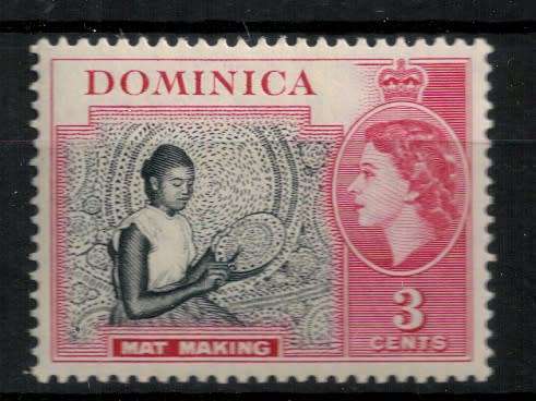 Dominica 1954 Queen Elizabeth
