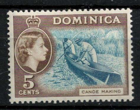 Dominica 1954 Queen Elizabeth