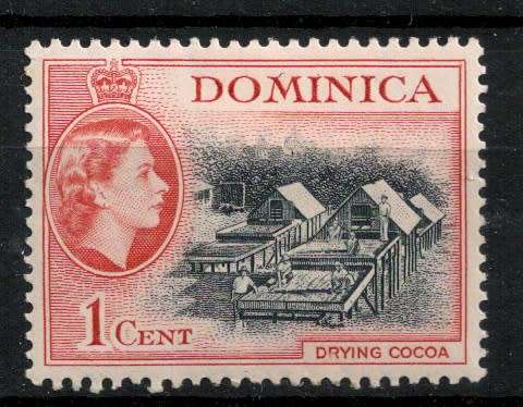 Dominica 1954 Queen Elizabeth
