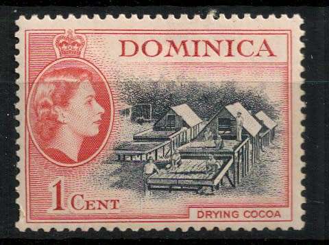 Dominica 1954 Queen Elizabeth