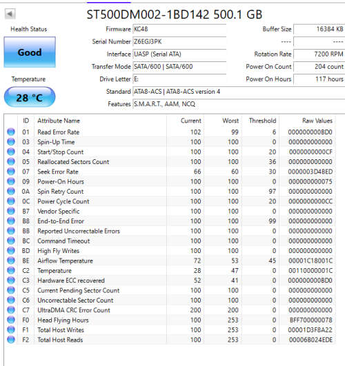 Seagate Barracuda 500GB 3.5` HDD (ST500DM002)