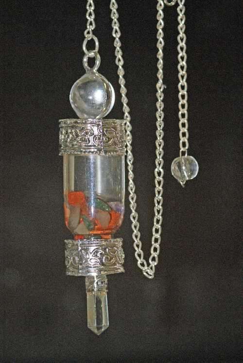 Floating Chakra Stone Pendulum - Stunning!