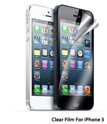Apple iPhone 5 Crystal Clear Screen Protector + Cleaning Cloth "Cheapest on BOB"