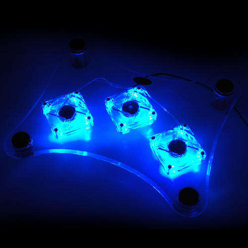 Notebook Cooling Pad with 3 X Fans and Blue led lights @ R1 auction