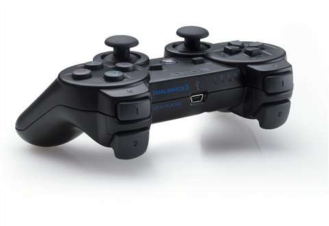 Sony Playstation PS3 Dual Shock III Six Axis Bluetooth Controller "Black"