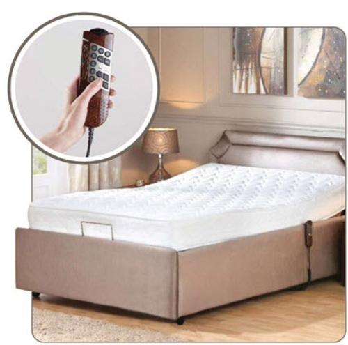 Adjustable Luxury Bed, Double, with Inbuilt Massager. Impeccable condition.