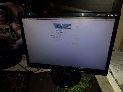 19 inch widescreen monitor A1981W