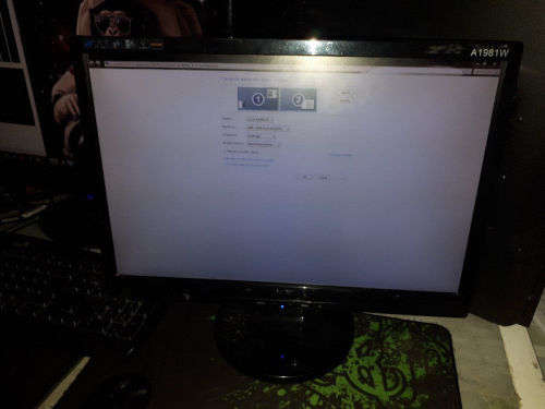 19 inch widescreen monitor A1981W